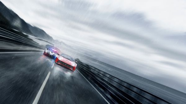 Need for Speed,Need for Speed ​​Rivals,regn,vej,computerspil,væddeløb