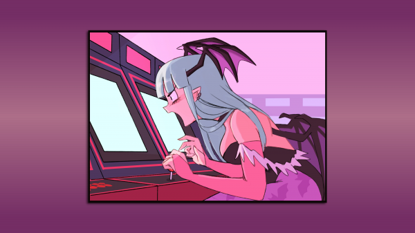 long hair,video games,video game girls,SNK,arcade,Morrigan Aensland