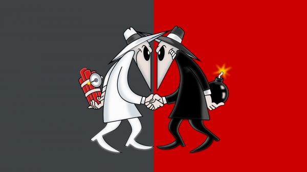 Digital kunst,tegning,Spy Vs Spy,spioner,computerspil,tegneserier