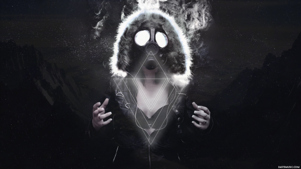 music, dubstep, darkness, gas masks, Wallbase, Dast