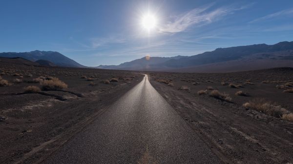 3840x2160 px,Wüste,Landschaft,Licht,Berg,Straße