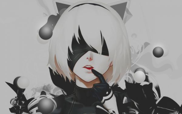 Μονάδα Yorha no 2 τύπου b,Nier Αυτόματα,αυτιά της γάτας,Nier