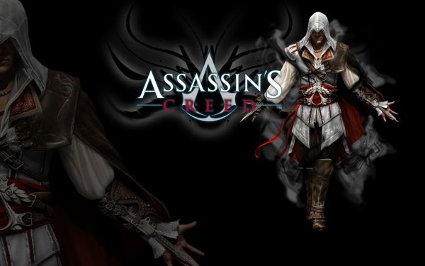 Osoba, Assassin Creed II, Ezio Auditore da Firenze, videohry, tma, Snímek obrazovky