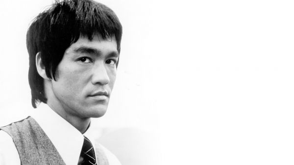 Bruce Lee,kändis,legend,brunett,svart vit