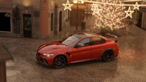 Alfa Romeo Giulia,coche,Assetto Corsa,Juegos de PC