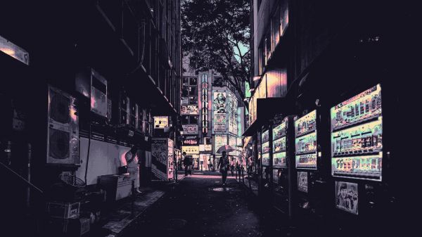 street,catpuccin,digital art,artwork