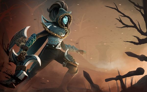 illustratie,Dota 2,spook moordenaar,KUNST,screenshot,mythologie