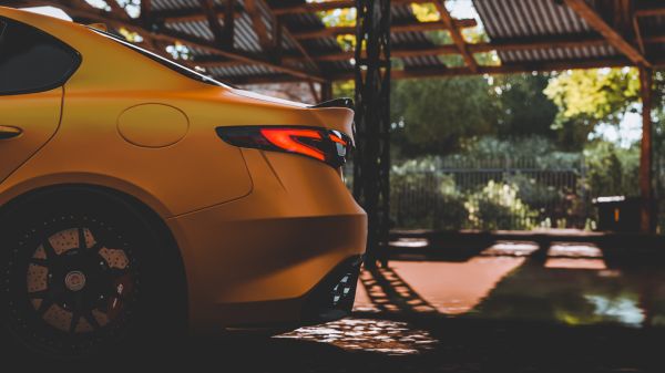 Alfa Romeo,Alfa Romeo Giulia,Quadrifoglio,coche,Forza Horizon 4,videojuegos