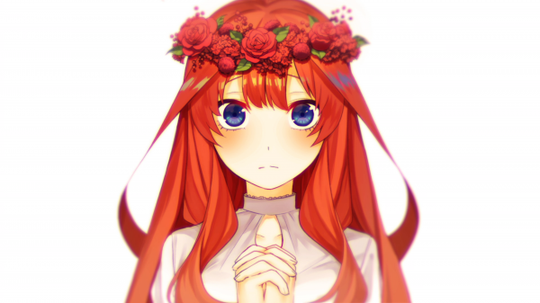 Anime screenshot,5 toubun no Hanayome,Nakano Itsuki,flower crown