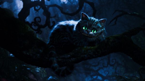 kat,Cheshire Cat,Alice in Wonderland,duisternis,screenshot,1920x1078 px