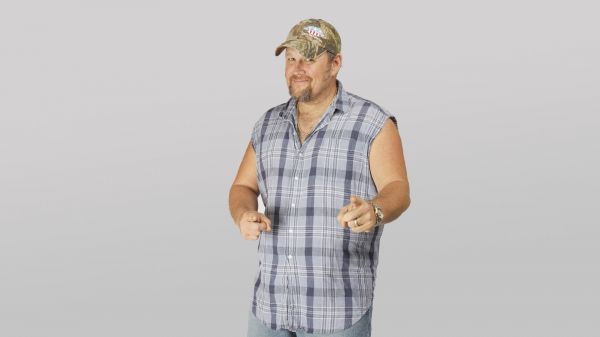 Larry the Cable Guy,overhemd,pet,baard,horloges