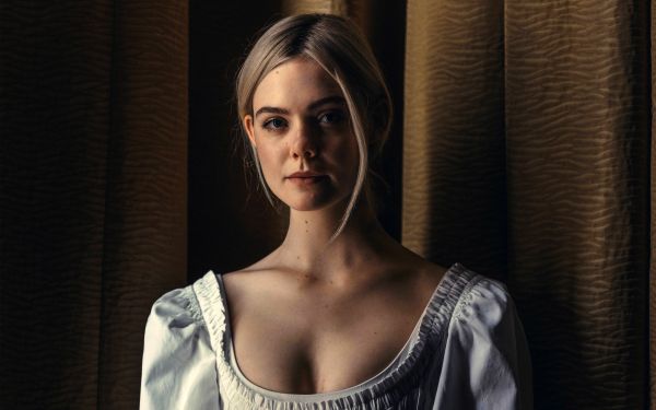 Elle Fanning,演员,白色礼服