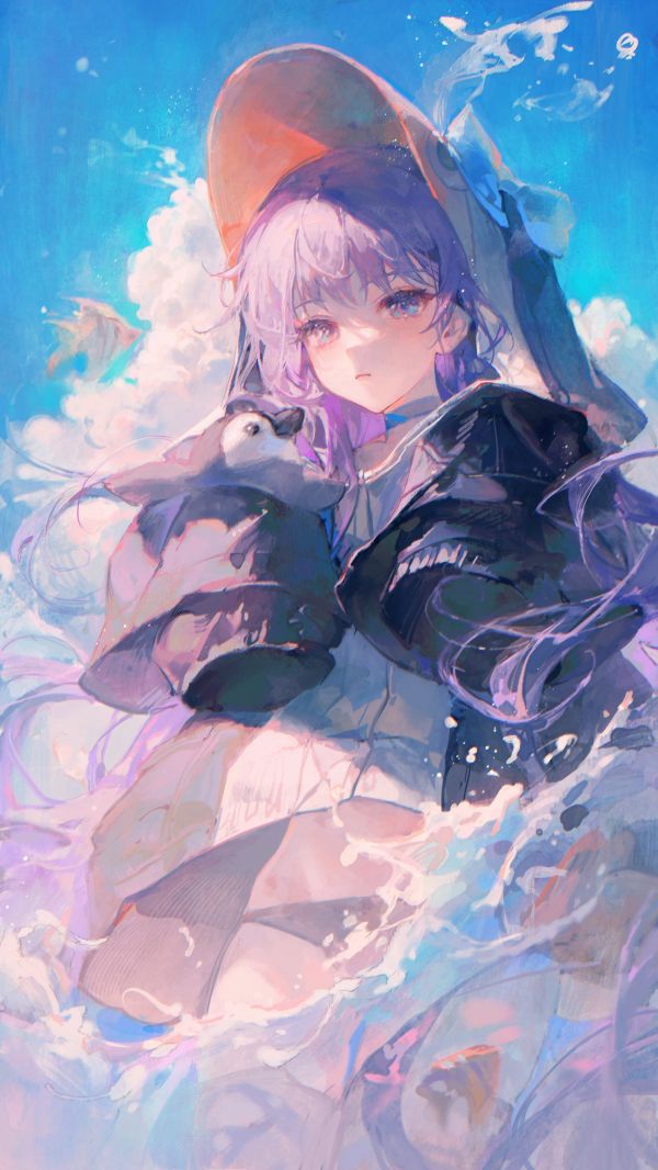 anime girls,visualizzazione verticale,Meltlilith,Serie Fate,occhi viola,inespressivo