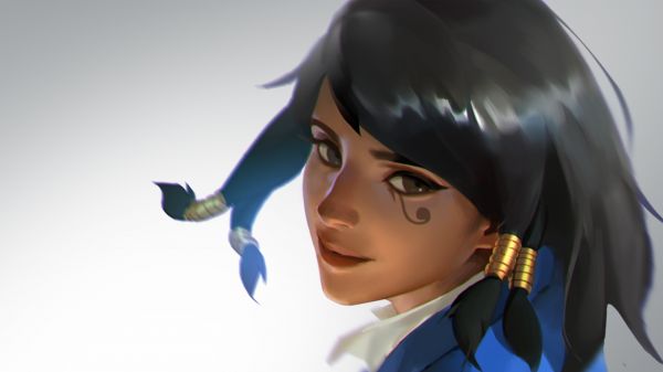 1920x1080 px,arte digital,Supervisión,Pharah Overwatch,videojuegos