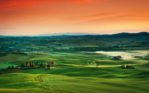 2560x1600 px,des champs,Collines,Italie,Toscane