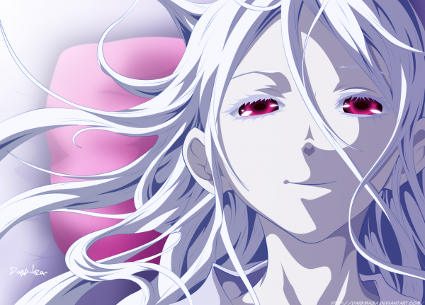 Anime,Anime girls,Izleyiciye bakmak,Deadman Wonderland,Shiro Deadman Wonderland,Beyaz saç