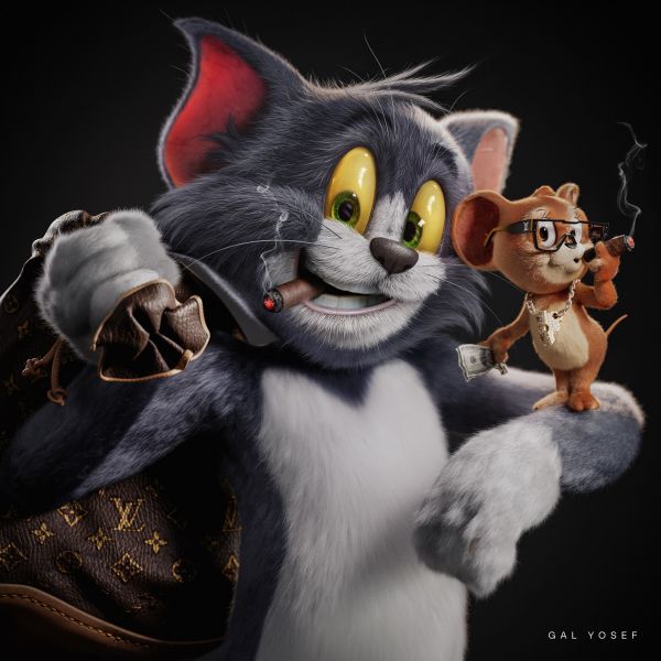 Tác phẩm nghệ thuật,nghệ thuật số,Tom và Jerry