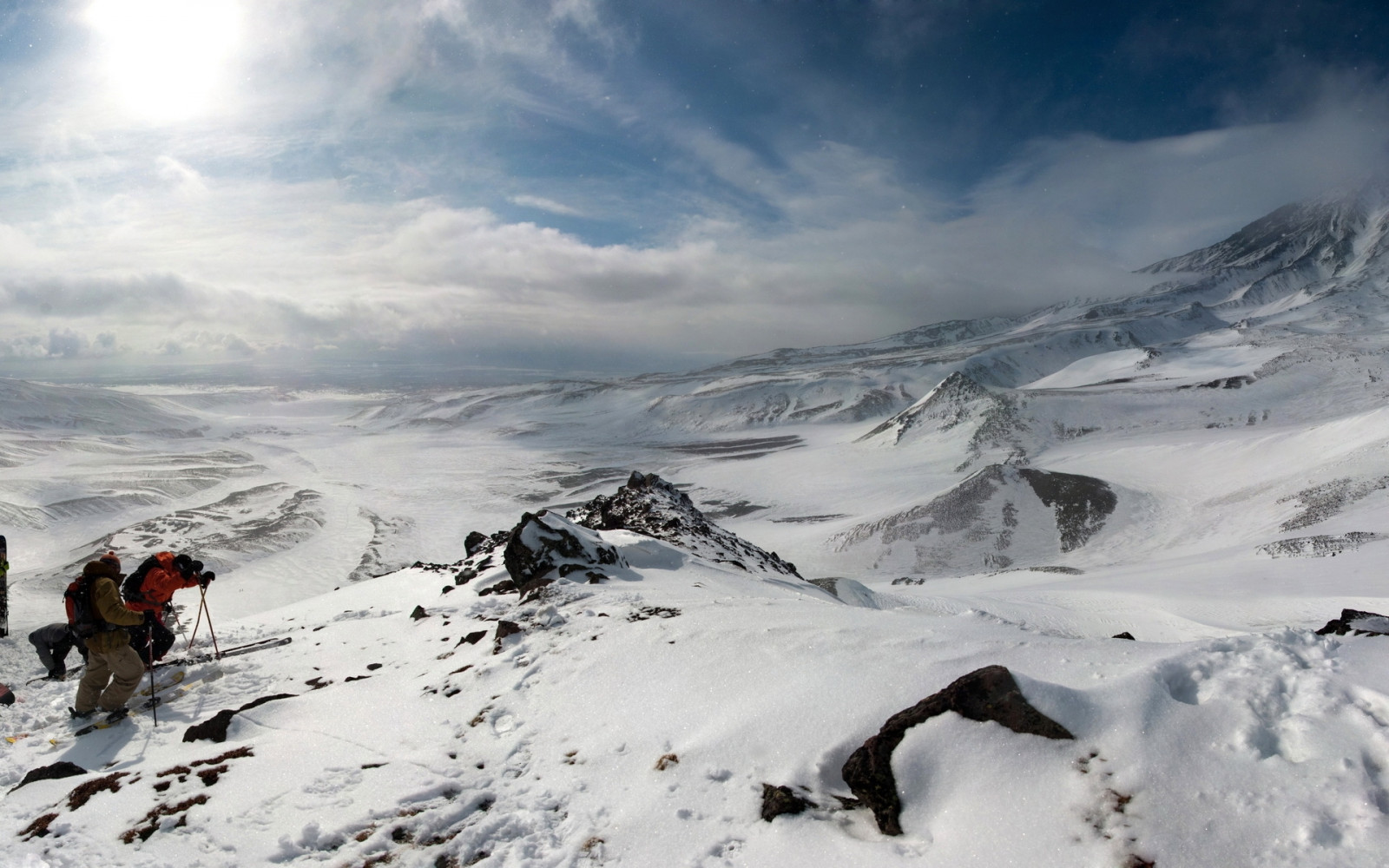 mountains, snow, ascension, mountaineering, height, conquest