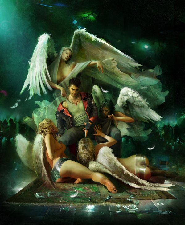 ilustrare,jocuri video,înger,Devil May Cry,mitologie,Dmc Devil May Cry