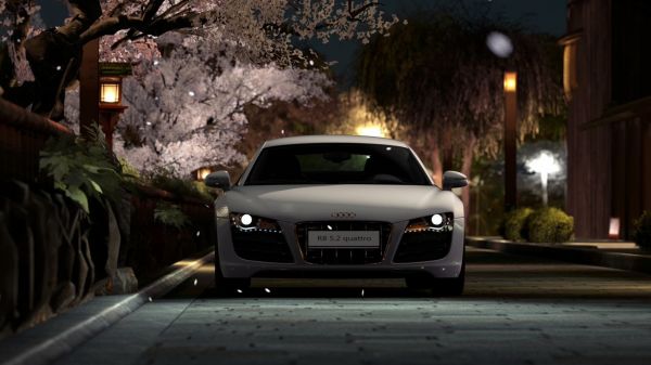 1920x1080 пиксела,кола,Gran Turismo 5,видео игри,Audi R8