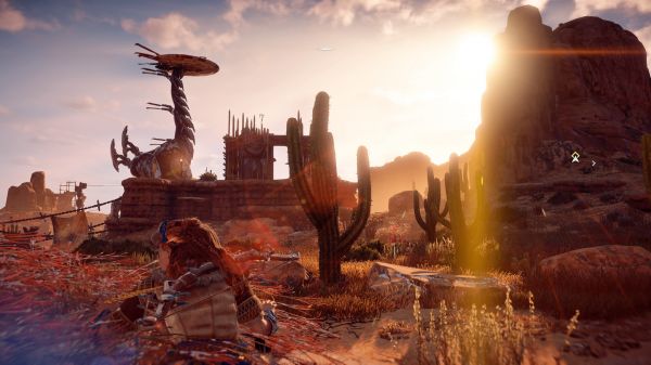 Videospiele,Abend,Science-Fiction,Playstation 4,Horizon Zero Dawn,Terrain