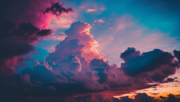 colorful,ai art,clouds,sky