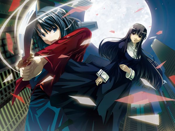 hình minh họa,Anime,Anime cô gái,Ảnh chụp màn hình,Kara no Kyoukai,Ryougi Shiki