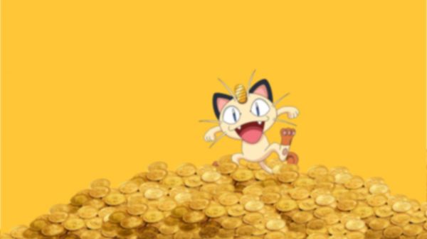 1920x1080 px,Монеты,Деньги,Meowth,Покемон