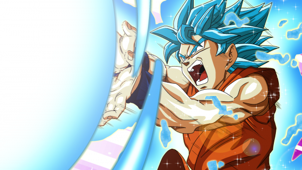 Dragon Ball Super,super Saiyan,Son Goku,SSJ Blue 2,Kamehameha