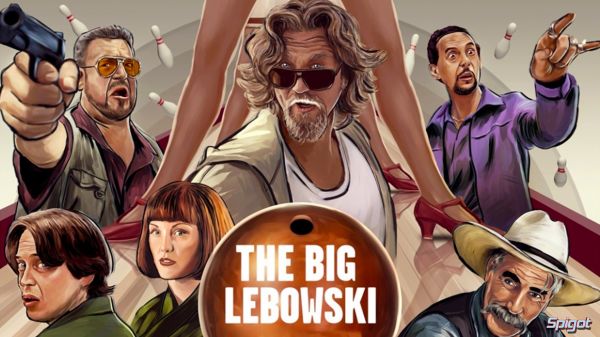 插图, 动漫, 动画片, 大Lebowski, lebowski, 漫画