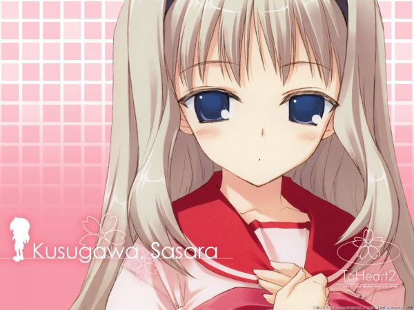 To Heart 2,Kusugawa Sasara,ragazza,bionda,occhi blu