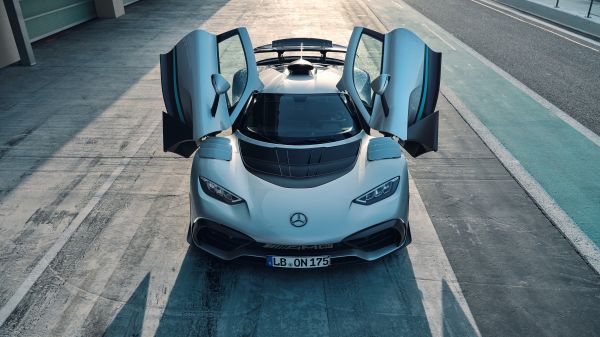 Mercedes Benz,Fahrzeug,Auto,Mercedes AMG Project ONE,Silberne Autos,Supercars