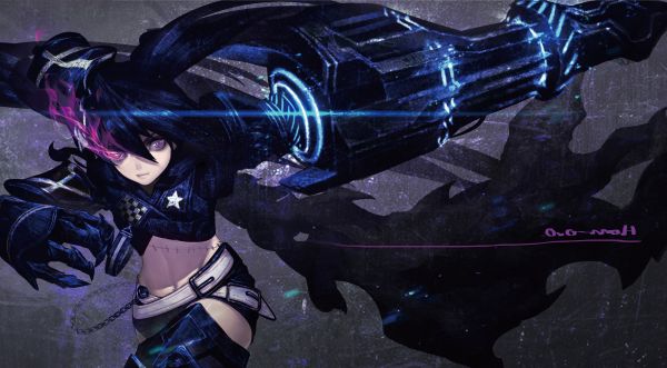 anime,animemeisjes,Insane Black Rock Shooter,screenshot,mecha,7105x3923 px