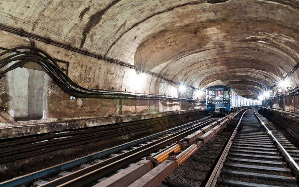 symmetrie,treinstation,tunnel,vervoer-,metro,ondergronds