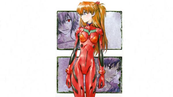 illustratie,anime,Neon Genesis Evangelion,Asuka Langley Soryu,Ikari Shinji,tekening