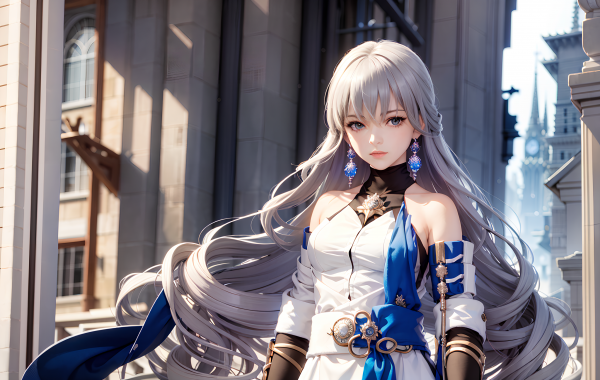 Bronya Zaychik,Honkai Star Rail,Honkai Impact 3rd,ai art,Stable Diffusion,Cattedrale