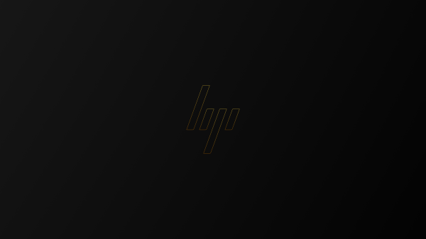 Hewlett Packard,minimalisme,svart bakgrunn,logo,merke