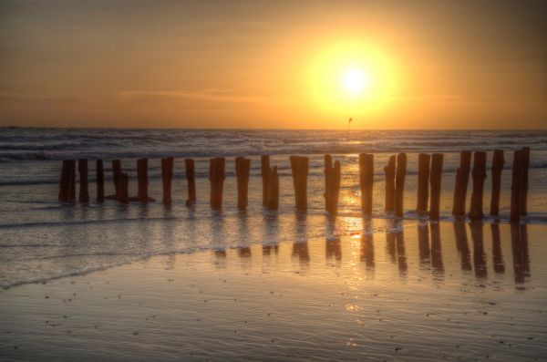 luz solar,panorama,Pôr do sol,mar,agua,areia