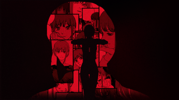 anime,anime girls,Makima Chainsaw Man,Chainsaw Man,silhouette