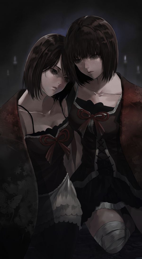 аниме,Аниме девушки,anime games,Fatal Frame,Project Zero II Crimson Butterfly,Amakura Mio