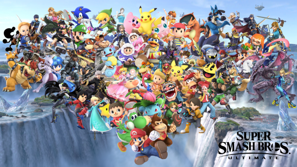 Super Smash Bros Ultimate,personaggi dei videogiochi,Nintendo,Pikachu,sonico,Zelda