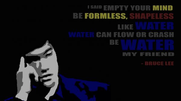 Bruce Lee,quote,1366x768 px,simple