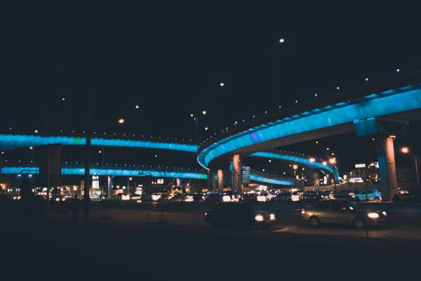 brug,nacht,stad