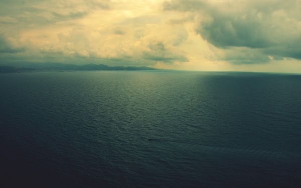 sunlight, sea, bay, boat, sunset, lake