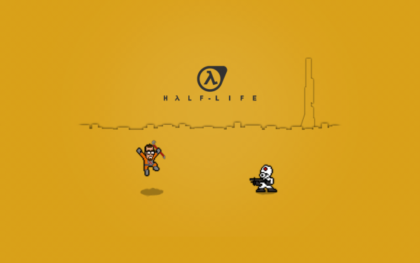 Metà vita,videogiochi,Half Life 2,Gordon Freeman,combinare,pixelated