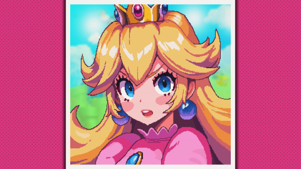 Videospel, videospel flickor, Nintendo, lugg, blunt bangs, Princess Peach