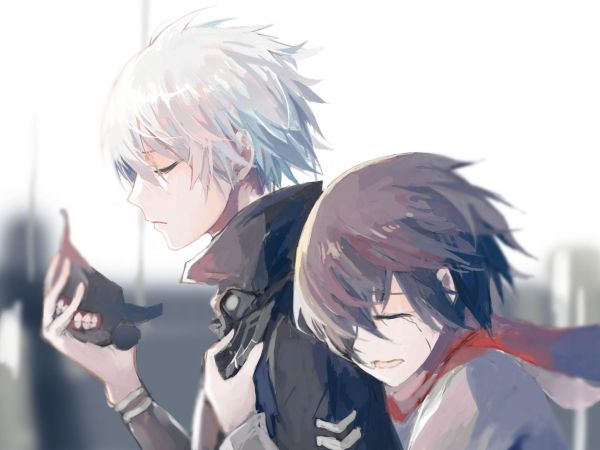 anime, anime boys, Kaneki Ken, Tokyo Ghoul, anime girls, artwork