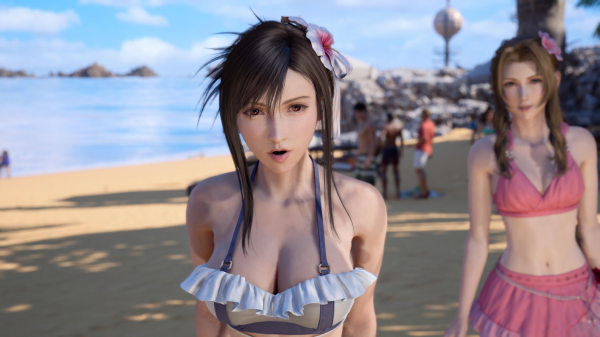 Computerspellen,Final Fantasy,Aerith Gainsborough,Final Fantasy VII Rebirth,Tifa Lockhart,big boobs