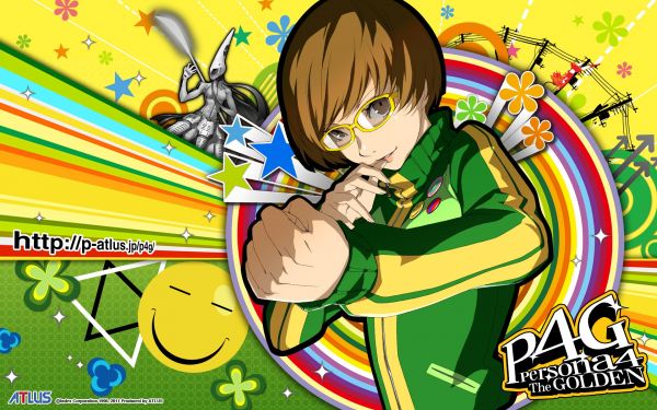 illustration, anime, cartoon, Persona 4, Chie Satonaka, comics