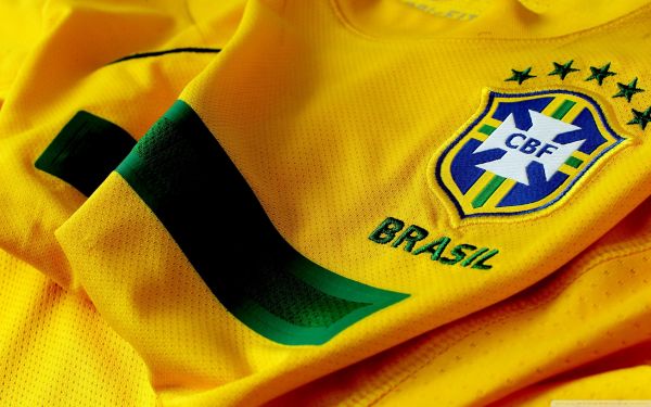 T shirt,soccer,green,yellow,brand,Brasil